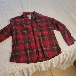 Plaid Mens Flannel Shirt Alaska 1959 Wilderness Gear Button Up XL